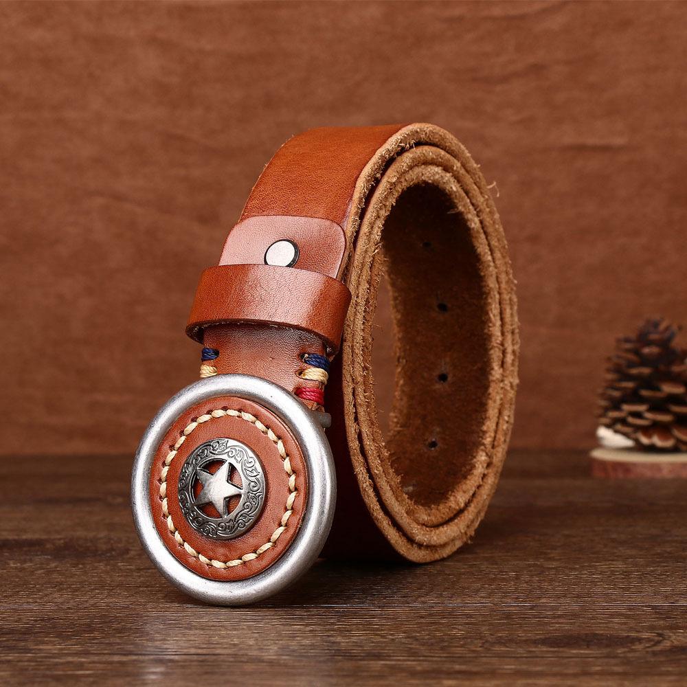 

Новый супер толстый мужской первый слой коровьей кожи плетеный ретро ремень из натуральной кожи повседневный ремень оптом 125cm