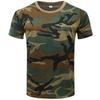 Men's 3D Printed Short Sleeve Military Camouflage T-shirt Casual Round Neck Camouflage Top Street Fashion