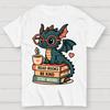 Dragons and Books - Kind and Weird Unisex 100% Cotton Summer Casual Cool Loose T-Shirt