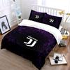 Purple abstract pattern, Juventus logo. Bedding sets Duvet cover sets Duvet covers Pillowcases(1 * Duvet Cover 2 * Pillowcases without duvet insert)