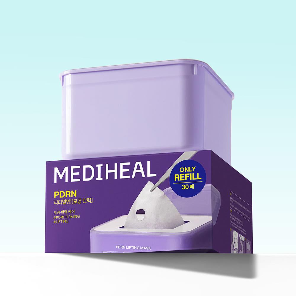 Mediheal Derma 365 Pick & Use Daily Sheet Mask 30 Sheets 4 Types | Madecassoside / Tea Tree / Collagen / PDRN | Refill Available