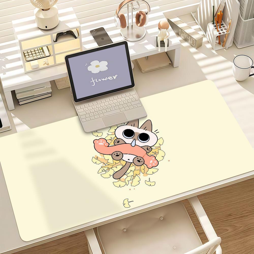 Cartoon Aazukisan Mouse Pad Anti Slip Rubber Edge Locked Thickened Laptop Gaming Desk Mat