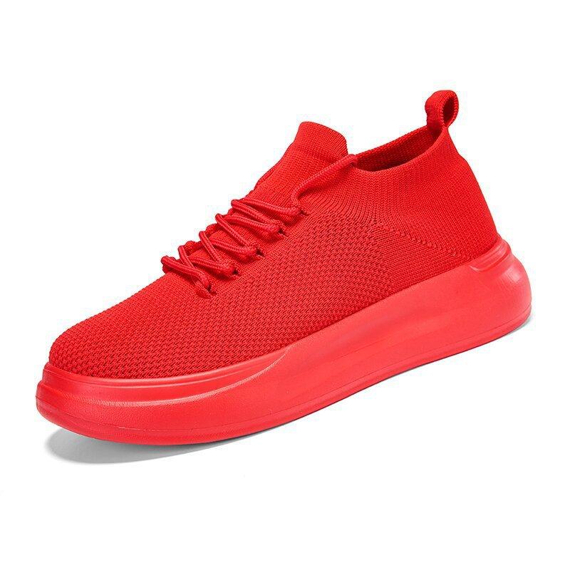Men Shoes Mesh Breathable Thin Black Walking Shoes Unisex Slip-On Light Comfortable Loafers Women Shoes Sneakers Big Size 36-45