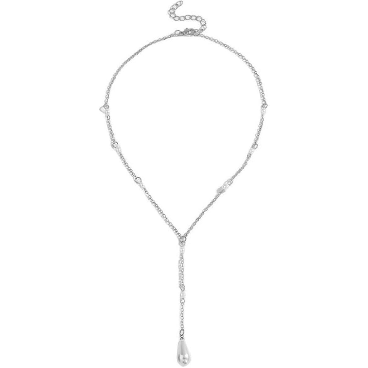 Long Pearl Necklace for Women Pearl Pendant Necklaces Y Shaped Necklace Prom Neckalce Birthday Wedding Jewelry Gift for Women