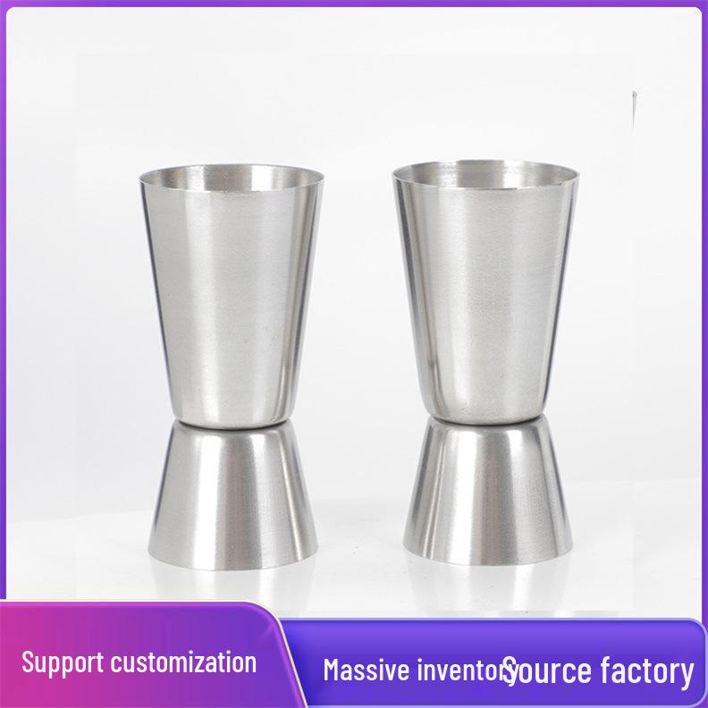 

25/50ml Stainless Steel Double-Ended Measuring Cup for Bartending