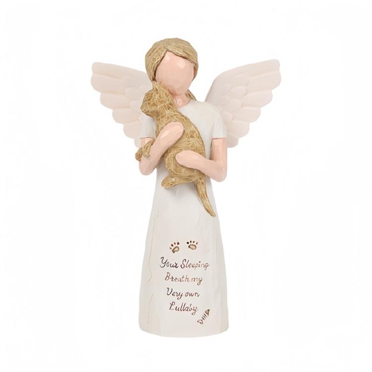 

Dog Angel Figurine Statue Angel of Friendship Remembrances Gift Pet Memorials Gift Table Ornament for Office Home Decors