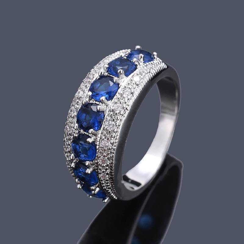 European Style Elegant Copper Zirconia Inlaid Women s Ring - Exclusive New Design Hot Seller