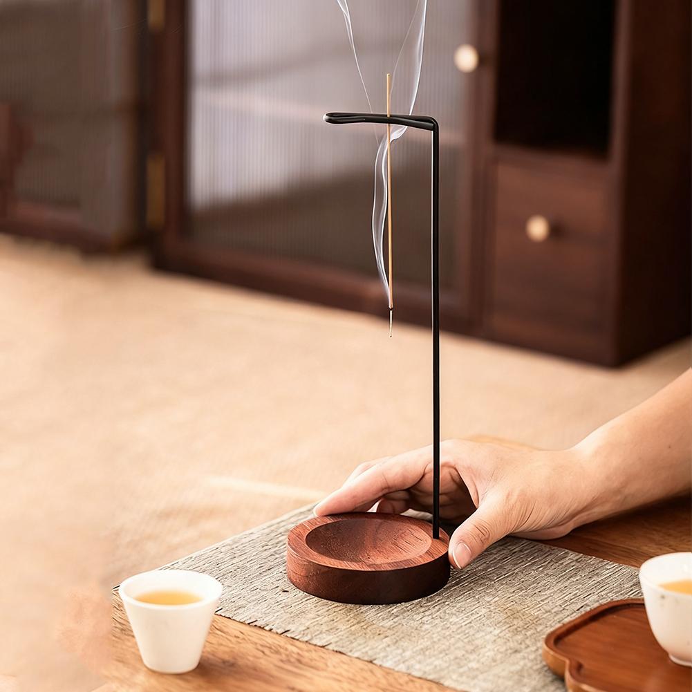 Incense Holder Sandalwoods-Burners Upside Incense Aromatherapy Stick Holder Tray Meditation Spa Room Home Ornament Decoration