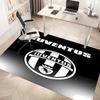 1pc Juventus FC logo Print Area Rug - Soft, Washable Non-Slip Indoor Mat, Living Room, Home Office Decorative Rug,Office Decorative