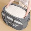 Foldable Dirty Clothes Basket Oxford Cloth Sundries Organizer Quilt Storage Basket  for Home