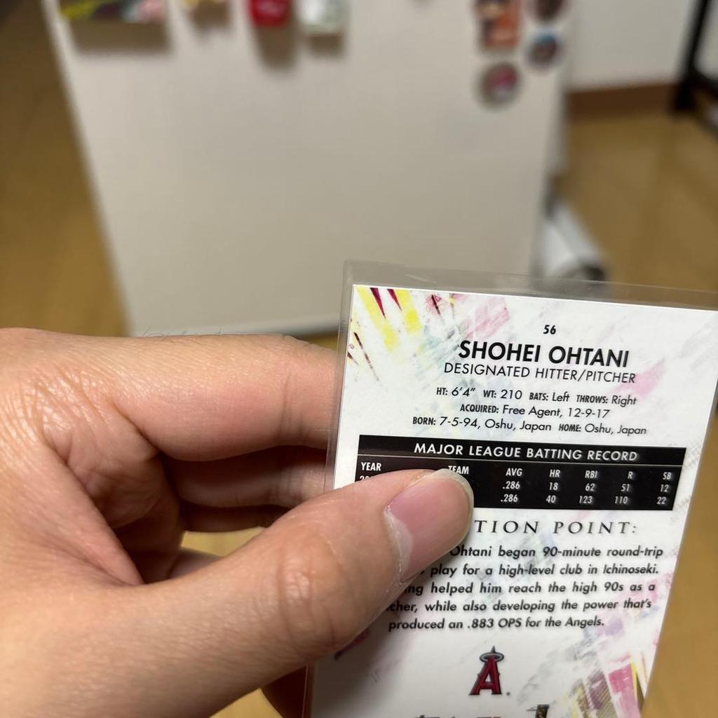 Used Shohei Ohtani 2020 Topps Inception Angels