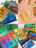 MISSLARA 15-Color Sweetheart Eyeshadow Palette: Shimmer & Matte, Waterproof, Vibrant Summer Shades for European & American Styles.
