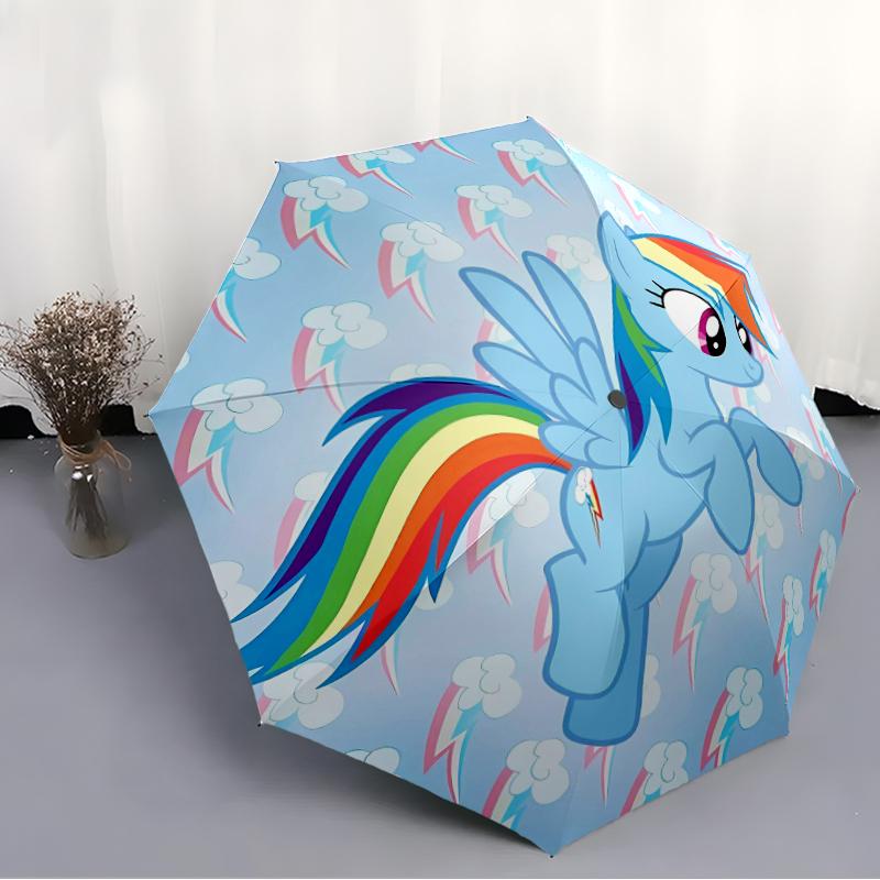 1pc My Little Pony1 Umbrella, Sun Protection, And UV Shielding. It Has Eight Sturdy Ribs for Outdoor Use And Perfect Gift