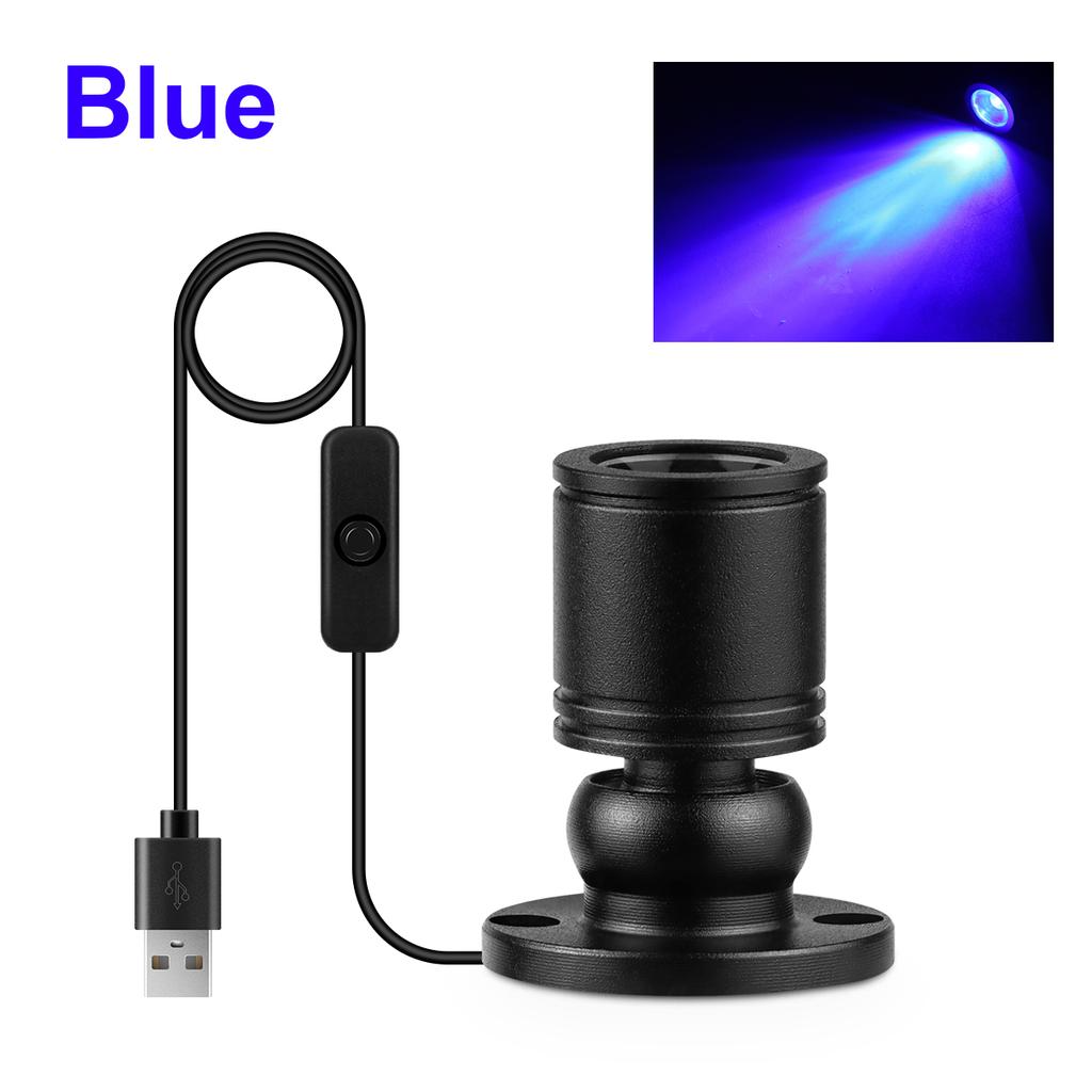 Lampadine LED Cavo USB Alimentato Mini Faretto Lampada LED 1W per Vetrina Armadio Decorazione Sfondo