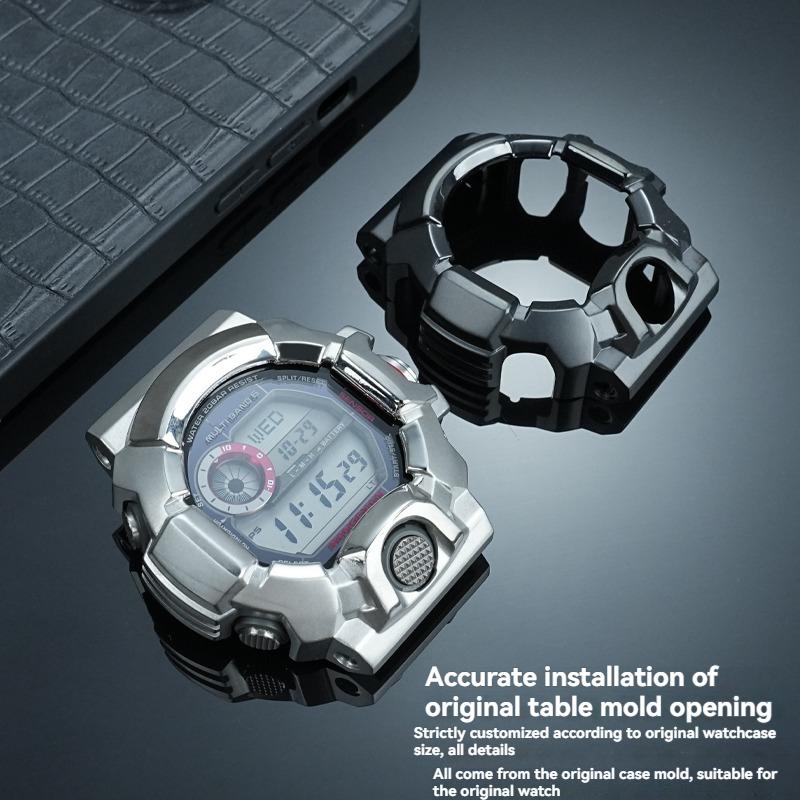 Pro Casio G-Shock Rangeman 3410 GW-9400 Nerezové pouzdro Kovový rámeček Výměna Plášť Příslušenství