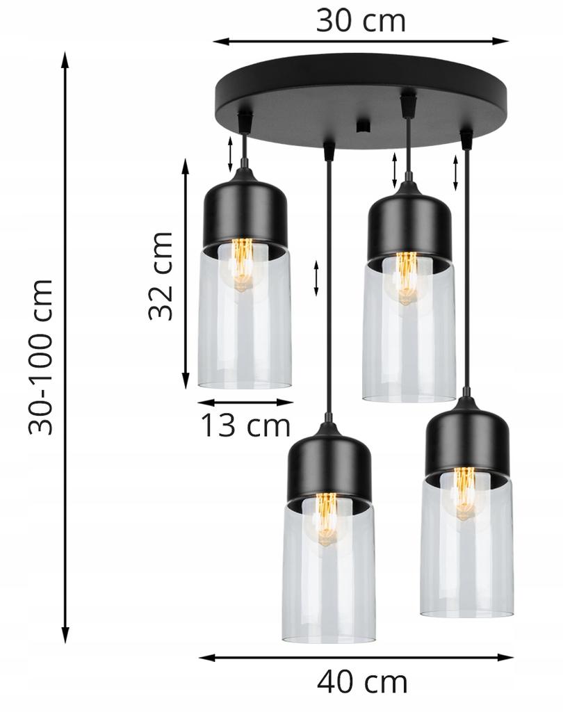 HANGING CEILING LAMP, GLASS PLAFON, LED LAMP