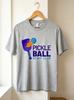 Pickleball Sport Club TShirt Funny Player Team Gift Shirt for Unisex Unisex Casual Tee Streetwear Lover Life Fun Cotton Short Black
