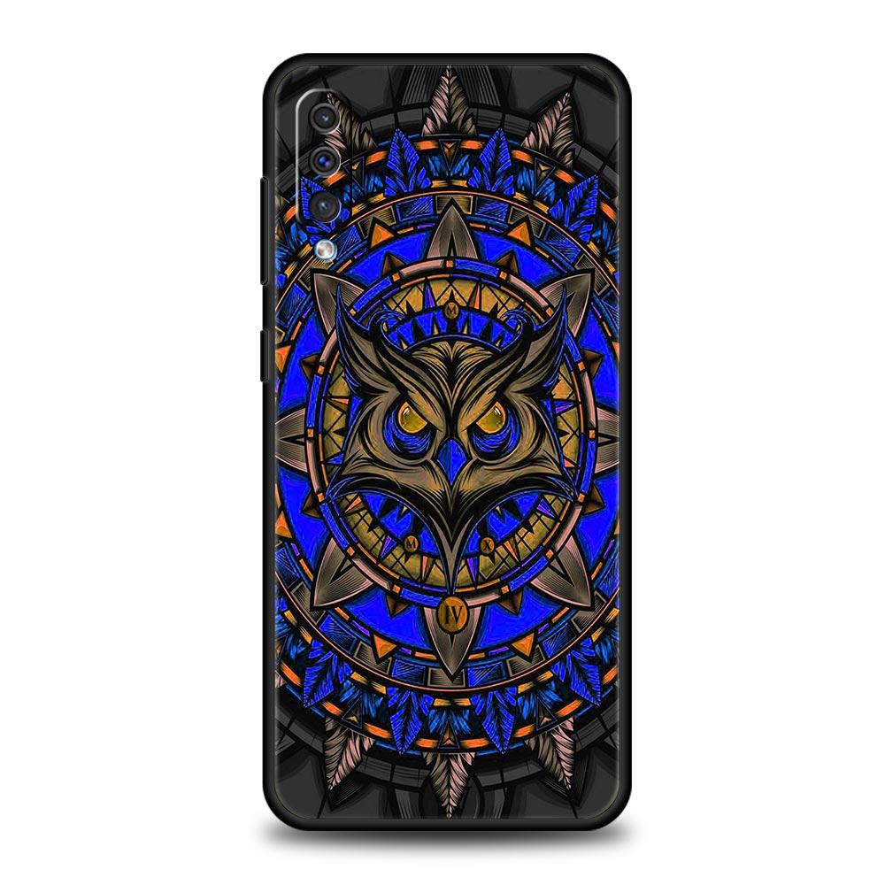Cartoon Gifts Lovely Owl Case For Samsung A56 A36 A26 A16 A14 A12 A22 A32 5G A34 A42 A52 A54 A50 A70 A72 A40 A20E A04S A06 Cover