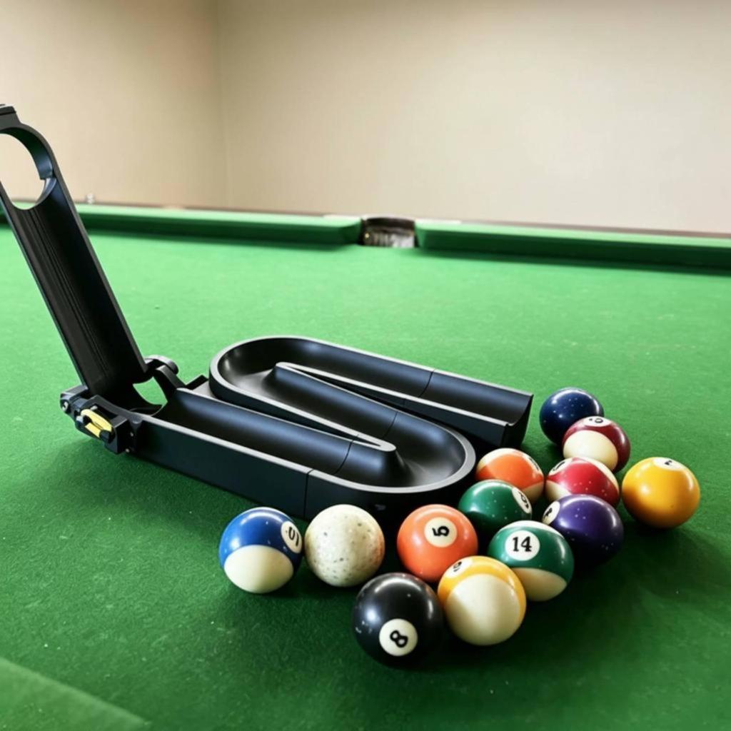 Automatic Billiard Ball Rack Compact Game Accessory Long-Lasting