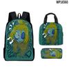Hip Hop Beliebt Seltsam Lustig Zoonomaly 3D Gedruckt 3 Stück/Set Schüler Rucksäcke Laptop Tagesrucksack Rucksack Brottasche Federmäppchen