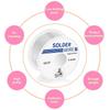 100/20G Solder Wire Tin Roll Clean Rosin Welding Core Soldering Wire Flux Reel Tube Low Temperature Easy Melt Solder Wire