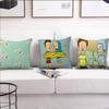 Living Room Headboard Bedroom Office Cushion Cushion Cartoon B-Beavis and Sofa B-Butt-Head Nap Funny Time Pillow Case