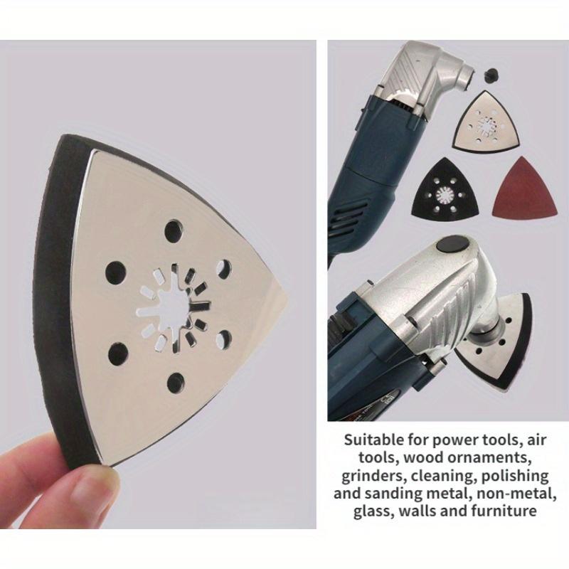 6-loch Dreieck Polieren Disc Selbst-adhesive Beflockung Dreieck Schleifen Matte Mehrzweck Zubehör