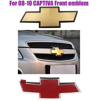 1 pièce ancien 23,3 cm 3D ABS Logo avant de voiture Emblème de calandre avant de voiture Autocollant capot avant Accessoires de style Pour Chevrolet 08-10 CAPTIVA