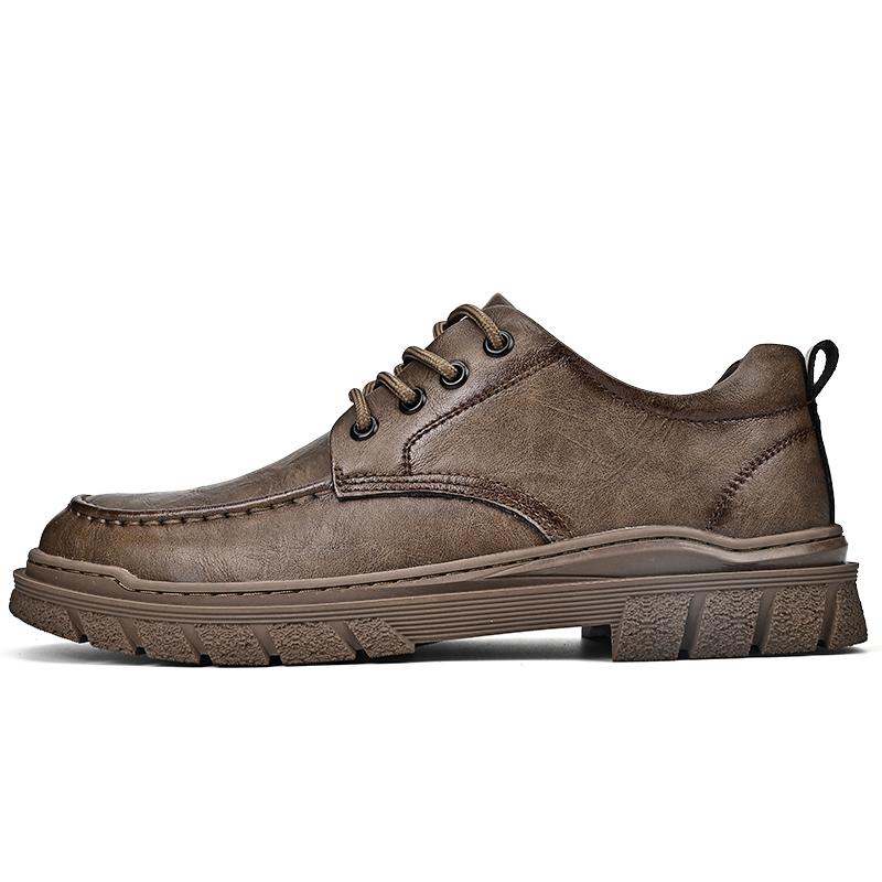 Mens Casual Shoes Leather Men Formal Business Leather Shoes High Quality Male Casual Shoes Lace Up Shoes Oxfords Flats