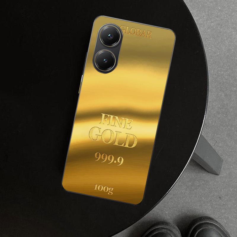 Fine Gold Pattern Printing Phone Case Cover for Xiaomi Poco X6 X5 X7 Pro F7 Ultra Redmi 15C 15 13C 13 12C 12 10C 10 10A 9C 9A 9T