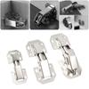 Stainless Steel Cabinet Door Hinges No Punching Door Concealed Hinges  Furniture