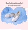 Girls' High Heel Leather Princess Shoes with Crystal Accent - New Korean-Inspired Spring/Autumn Edition for Children's Performances