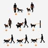 2.2M Dog Leash PVC Webbing Pet Traction Rope Wear-resistant Pet Double-ended Leash  Pet Training