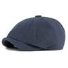 Herbst Winter Mütze Herren Damen Achteckige Mütze Dick Warm Corduroy Britisch Vintage Newsboy Mütze