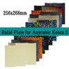 Pro Anycubic Kobra 3 Tisková deska 256x268 Oboustranná pružinová ocel PEO PET Plech Vylepšení vyhřívané podložky Příslušenství Díly pro 3D tiskárnu
