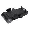 Multifunctional Bike Lights USB Power Bank Bike Horn Bicycle Phone Holder for Night Riding Black