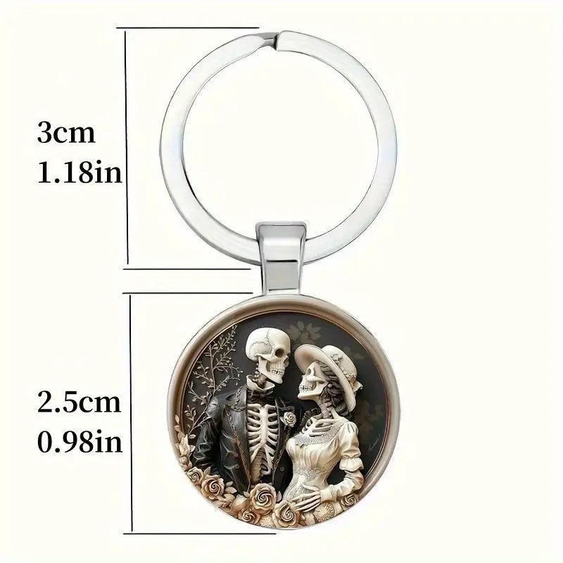 

Retro Creative Keychain, Bag Pendant One Size срібний