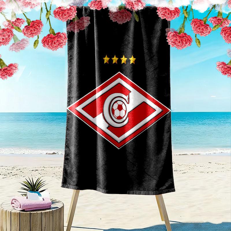 Spartak Moscow Might Print Beach Towel, Large Soft Quick Dry Towel for Beach Camping Swimming