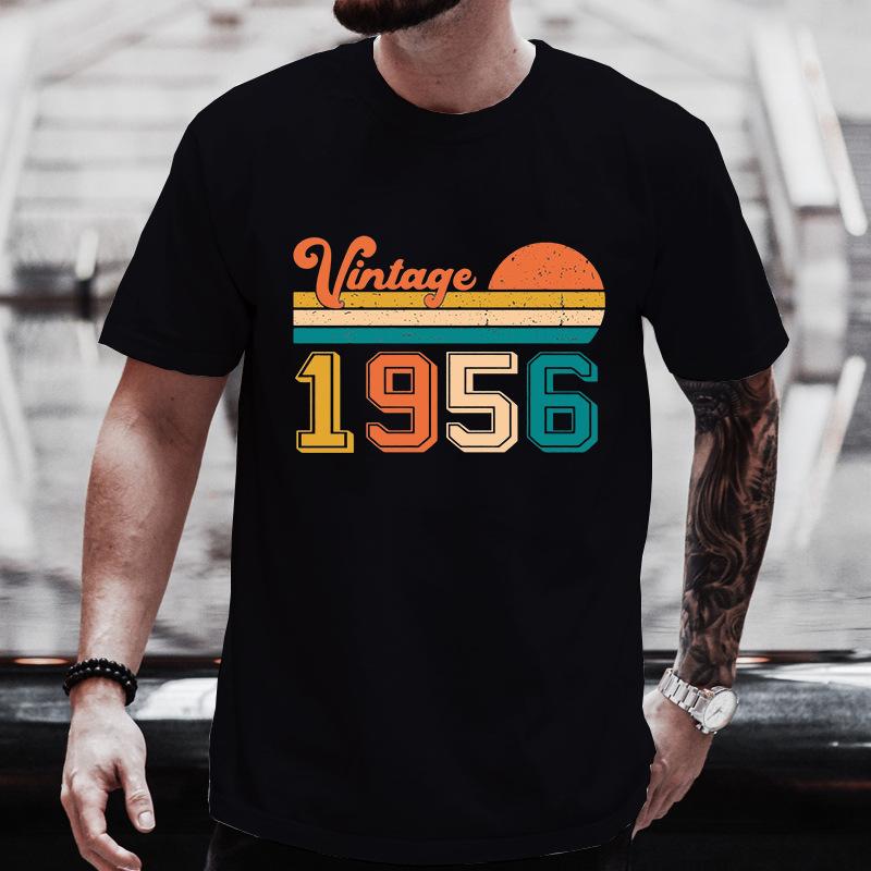 69th Birthday Shirt Vintage 1956 T Shirt 1956 Birthday Gift Men Tops 69 Years Old Tee Limited Edition Legend Classic Bday 69th S разноцветный