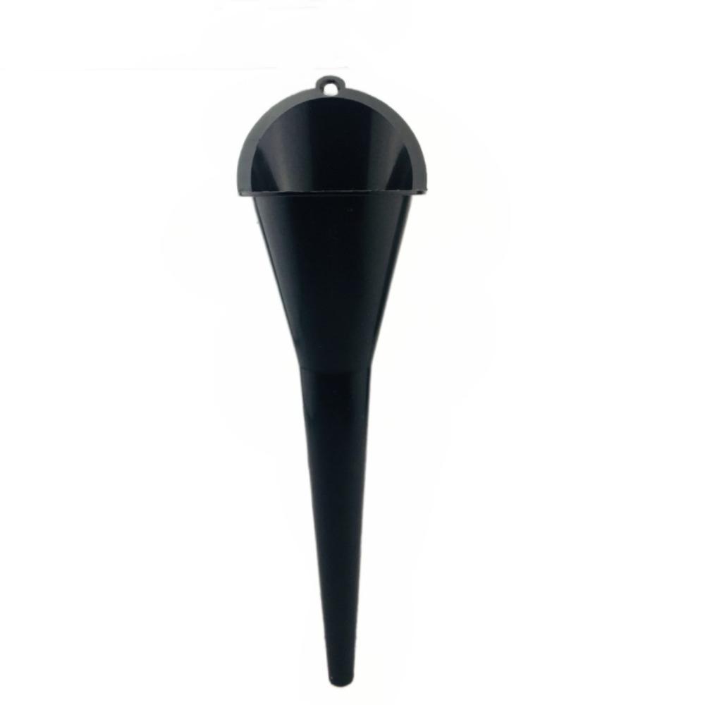 3Pcs Car Long Stem Funnel Anti-leakage Anti-splash Long Mouth Car Refueling Funnel Plastic Gasoline Oil Fuel Filling Tools