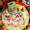 45Pcs/box Merry Christmas Series Decorative Box Stickers Scrapbooking Stick Label Diary Stationery Album Blessing Sticker