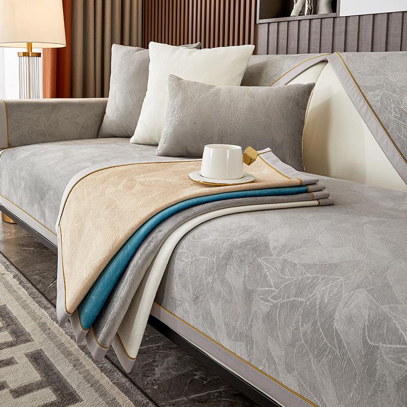 Light Luxury Sofa Seat Cushion Nordic Modern Sofa Cover Cloth Back Towel Four Seasons Universal Non-Slip Seat Cushion