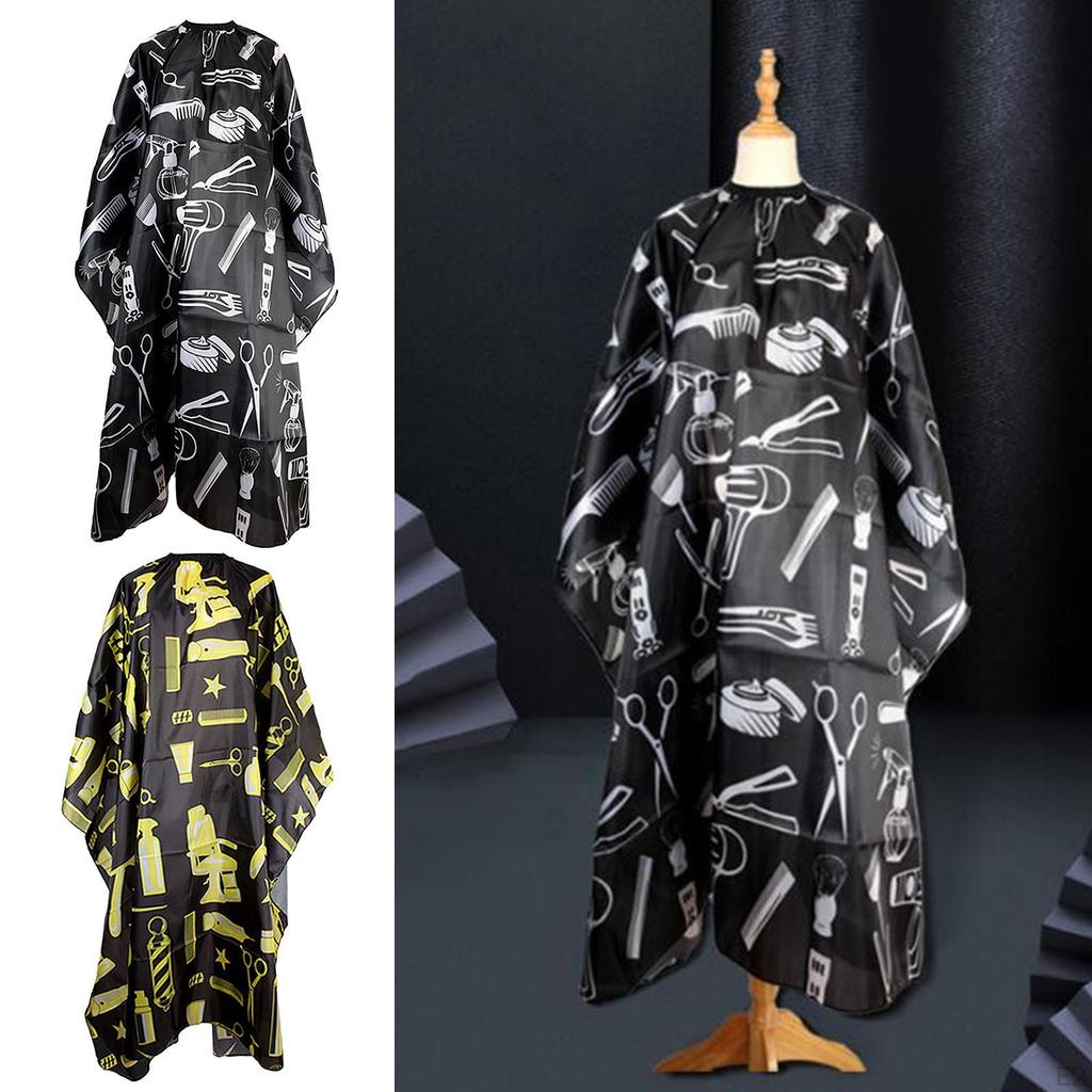 Barber Cape with Lock Closure, Professional Hair Styling Hairdressing Salon Nylon Cover Fits