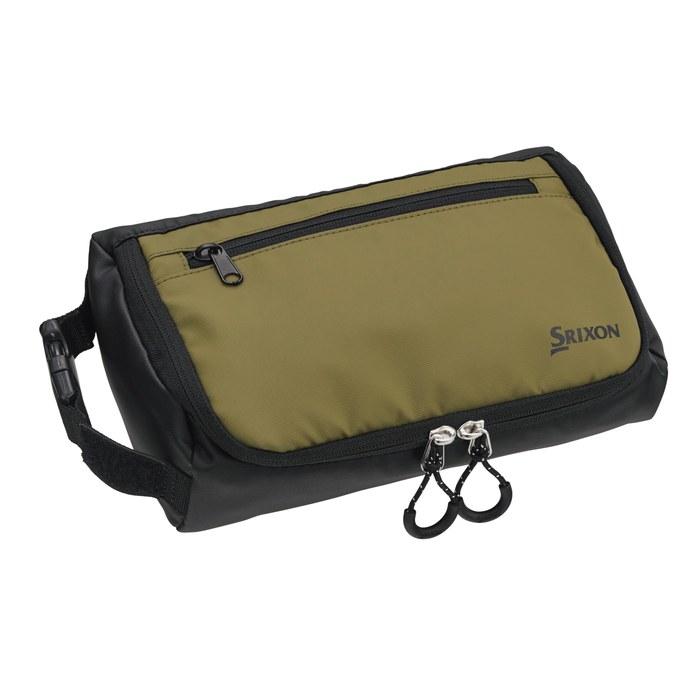 Dunlop Srixon Round Pouch GGF-B4509 Khaki 240x150x80mm