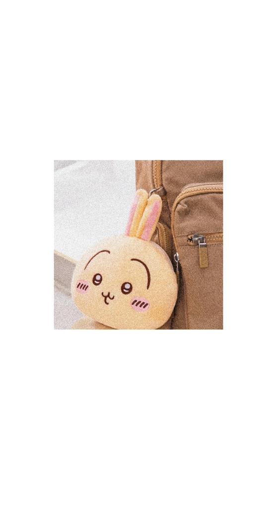 Chiika Plush Pass Case Pouch Mascot Official Merchandise Approx. 14cm (Rabbit)