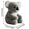 Generico Koala's Luxurious Emotional Healing, Koala Plush Toys for Emotional Support, Realistic Healing Hug Padded Hug for Solitude Relief
