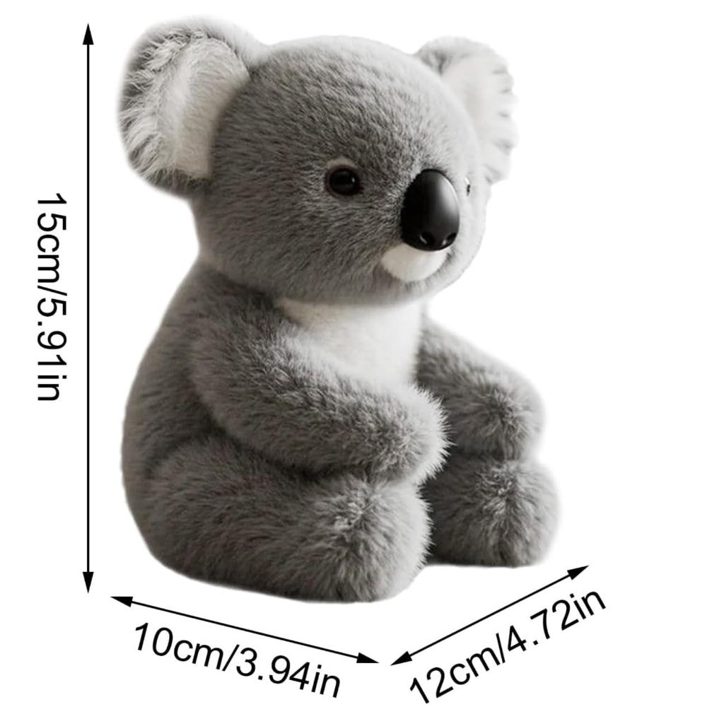 Generico Koala's Luxurious Emotional Healing, Koala Plush Toys for Emotional Support, Realistic Healing Hug Padded Hug for Solitude Relief