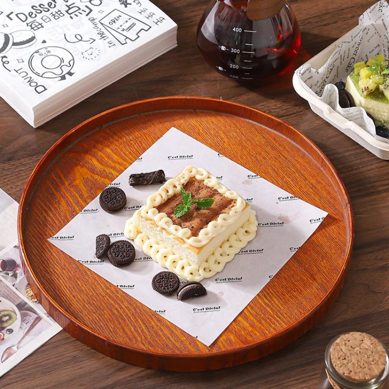 Frittiertes Hähnchen Pommes Öl-Abtrennblech Papier Burger Brot Öl-absorbierendes Papier Sandwich-Verpackungspapiere Backbleche Kuchen Bento-Boxen Polsterpapier