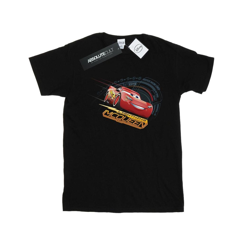 Disney Womens/Ladies Cars Lightning McQueen Cotton Boyfriend T-Shirt