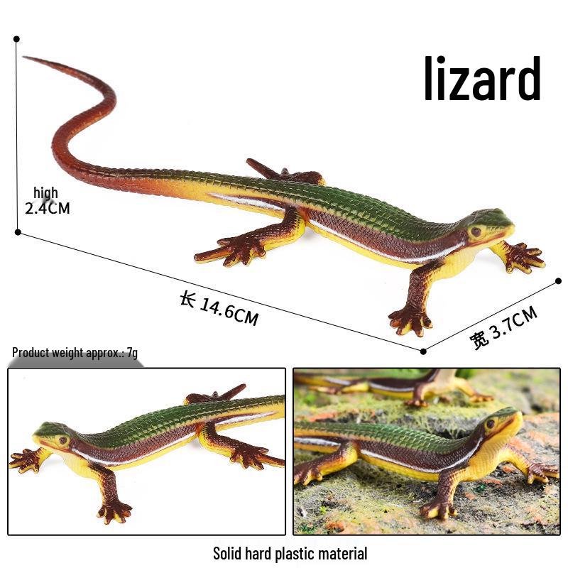 Kids' Educational Reptile Model: Gecko Simulation Ornament